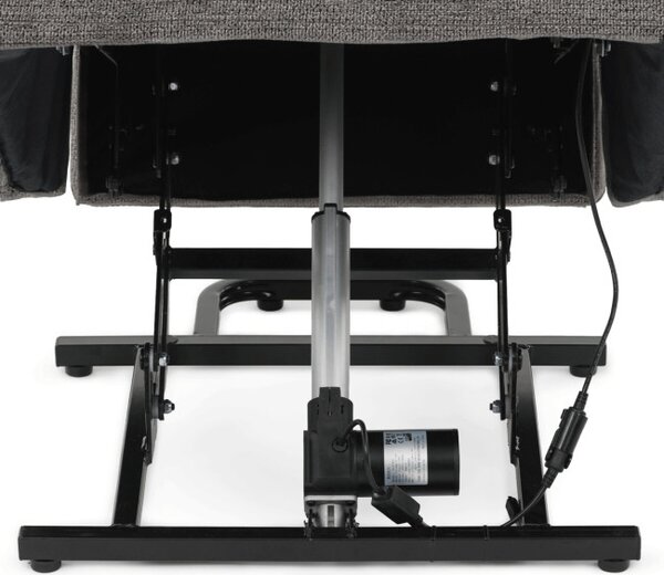 Polohovacie kreslo sivé, elektrické TV-Q8575 GREY2