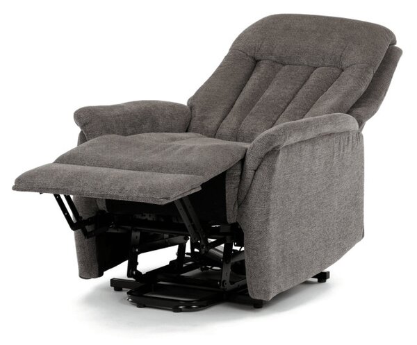 Polohovacie kreslo sivé, elektrické TV-Q8575 GREY2