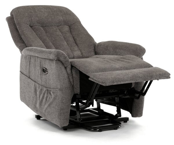 Polohovacie kreslo sivé, elektrické TV-Q8575 GREY2