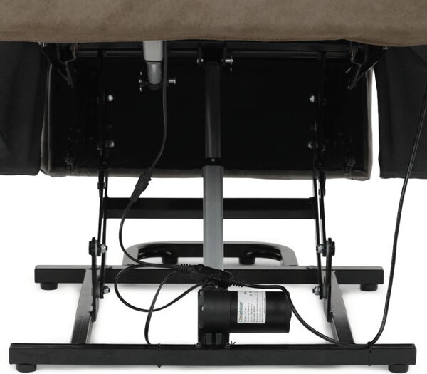 Polohovacie kreslo hnedé, elektrické TV-Q8668 BR3