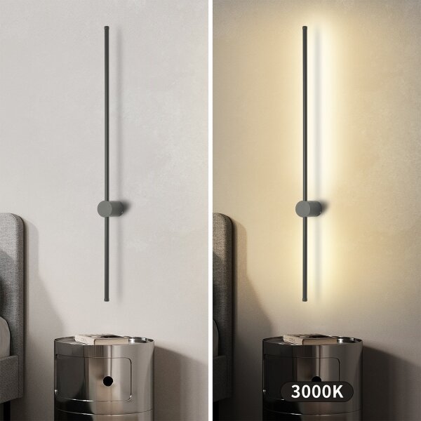 Brilagi - LED Vonkajšie nástenné svietidlo AURA LED/20W/230V 3000K IP54 antracit