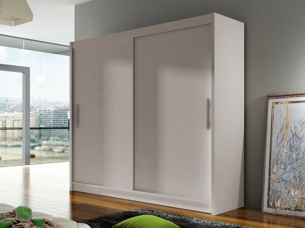 Mirjan24 Skriňa London I 180, Farby: čierna, Osvetlenie: bez osvetlenia 5902928050578