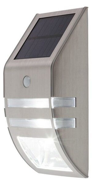 Vonkajšie solárne svietidlo so senzorom pohybu IP44, LED 0,65W, 65 lm, Studená biela 6000K