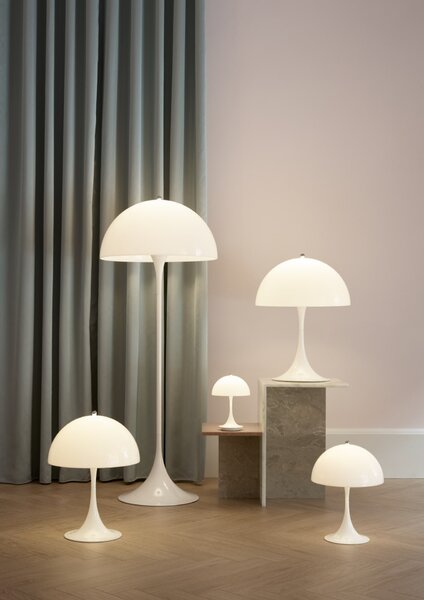 Stojacia lampa Panthella Opal White