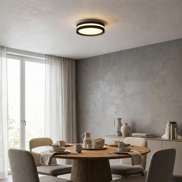 Brilagi - LED stropné svietidlo NAOMI LED/24W/230V pr. 28,5 cm čierne