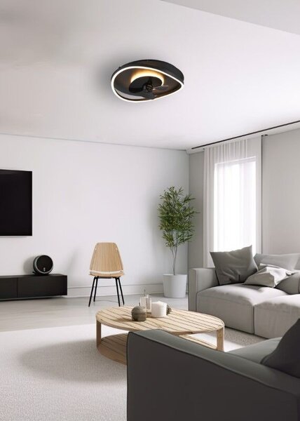 Trio Reality TR67393132 LED ventilátor s osvetlením SORTLAND | 30W integrovaný LED zdroj | 3500lm | 2700-6500K