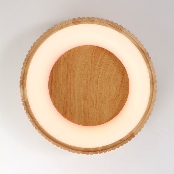 Brilagi - LED stropné svietidlo FALCON WOOD MODERN LED/30W/230V pr. 45 cm drevo