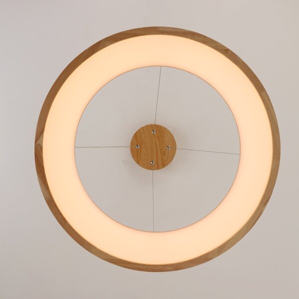 Brilagi - LED závesný luster na lankách FALCON WOOD LED/40W/230V 3000/4000/6000K 60 cm drevo