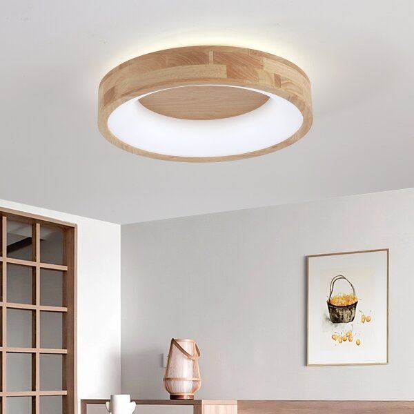 Brilagi-LED Stropné svietidlo FALCON WOOD LED/30W/230V 3000/4000/6000K 45 cm drevo