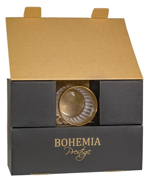 BOHEMIA PRESTIGE DORATO POHÁR NA WHISKY 360ML SADA 6 KS