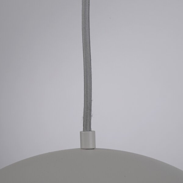 Schöner Wohnen 11728-39 - Závesné svietidlo ALI na lanku 1xE27/25W/230V pr. 38 cm sivá
