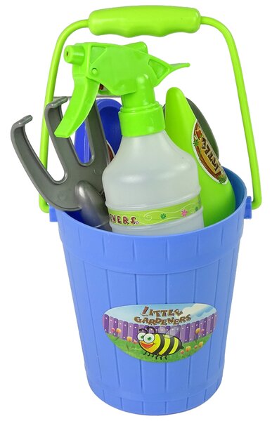 LEAN TOYS Záhradné náradie s vedierkom