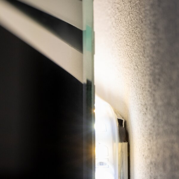 Brilagi - LED Kúpeľňové zrkadlo MELZO LED/28W/230V 60x80 cm IP44 CRI 90 stm. + CCT