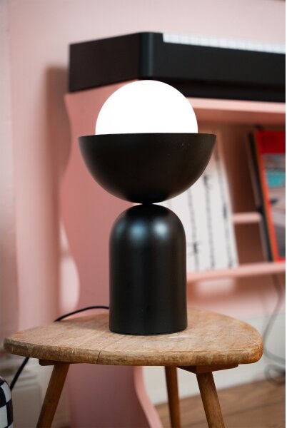 Osram - Stolná lampa DECOR BOWL 1xE14/25W/230V čierna