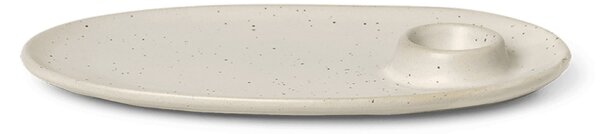 Raňajkový tanier Flow Off White 23,5 cm