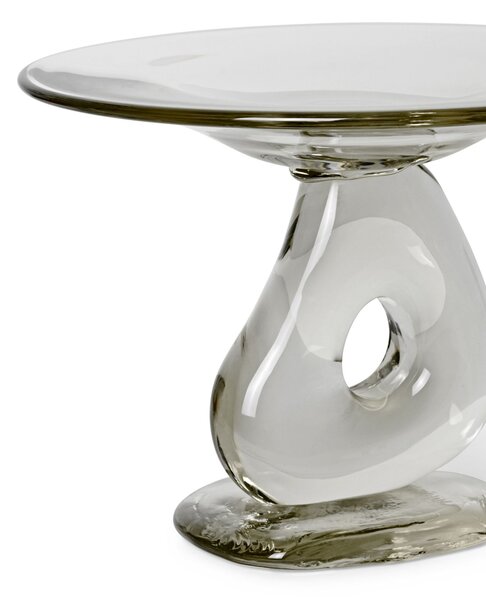Sklenená misa na podstavci Damo Centrepiece Clear