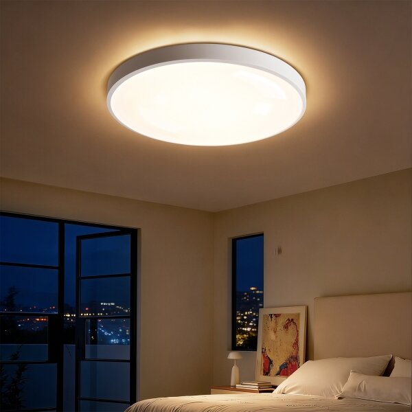 Brilagi - LED stmievateľné svietidlo GLASS POOL DOUBLE LED/60W/230V 50 cm biele + DO