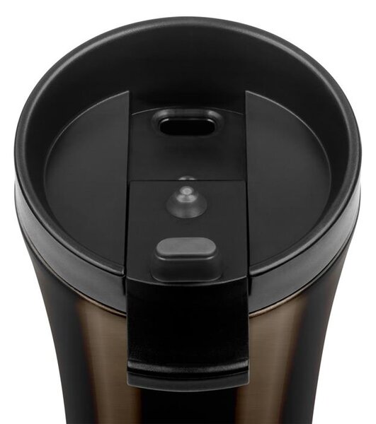Termohrnček TEESA 500ml tmavohnedý
