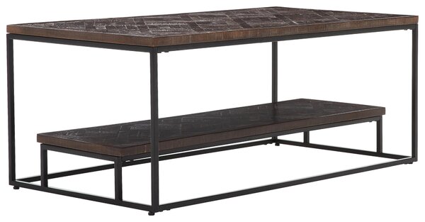 KONFERENČNÝ STOLÍK, čierna, tmavosivá, drevo, kov, 110/60/40 cm Carryhome - Stolíky do obývačky, Online Only