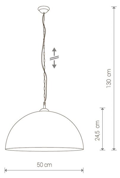Svietidlo Nowodvorski HEMISPHERE RUST 6368