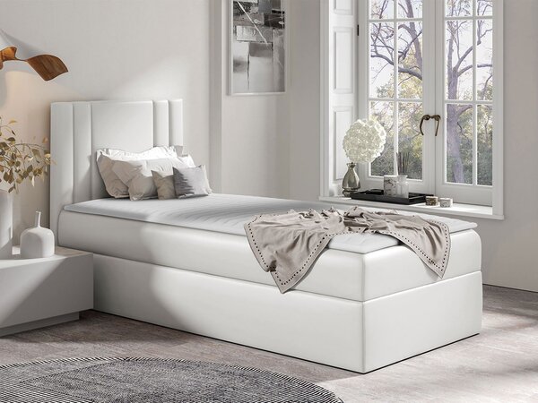 Mirjan24 Jednolôžková posteľ Neresko Mini, Strana: ľavá, Rozmer postele: 80x200, Dostupné poťahy: ekokoža Soft 011 (čierna) 5903211175831