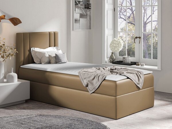Mirjan24 Jednolôžková posteľ Neresko Mini, Strana: ľavá, Rozmer postele: 80x200, Dostupné poťahy: ekokoža Soft 011 (čierna) 5903211175831