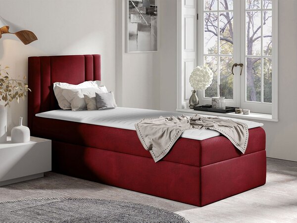 Mirjan24 Jednolôžková posteľ Neresko Mini, Strana: ľavá, Rozmer postele: 80x200, Dostupné poťahy: ekokoža Soft 011 (čierna) 5903211175831