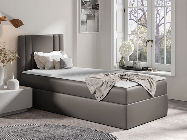 Mirjan24 Jednolôžková posteľ Neresko Mini, Strana: ľavá, Rozmer postele: 80x200, Dostupné poťahy: ekokoža Soft 011 (čierna) 5903211175831