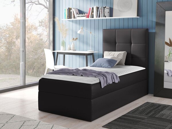 Mirjan24 Kontinentálna jednolôžková posteľ Kanvar 2, Strana: ľavá, Rozmer postele: 80x200, Dostupné poťahy: ekokoža Soft 033 5903211181122