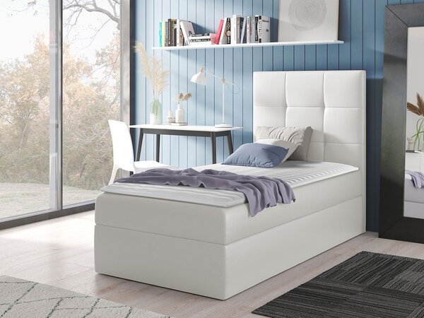 Mirjan24 Kontinentálna jednolôžková posteľ Kanvar 2, Strana: ľavá, Rozmer postele: 80x200, Dostupné poťahy: ekokoža Soft 033 5903211181122
