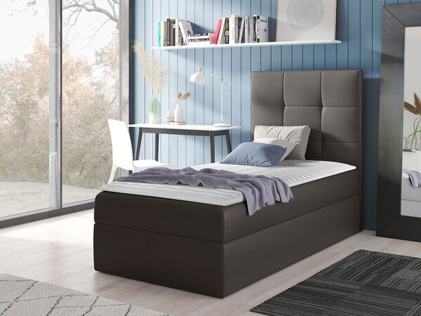 Mirjan24 Kontinentálna jednolôžková posteľ Kanvar 2, Strana: ľavá, Rozmer postele: 80x200, Dostupné poťahy: ekokoža Soft 033 5903211181122