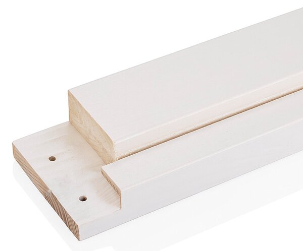 Andres dvere do sauny Medium číre 7x19 White satinato osika