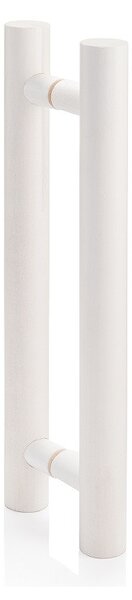Andres dvere do sauny Medium číre 7x19 White satinato osika