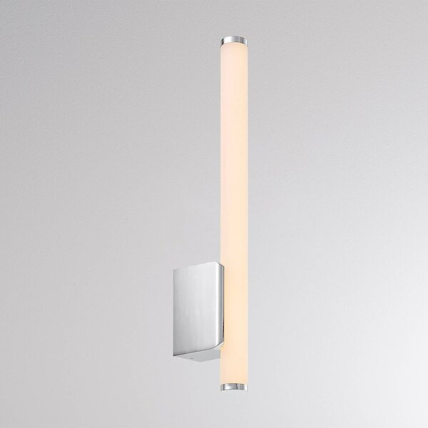 Molto Luce LED nástenné svetlo VINA UP S, chrómová farba, výška 40 cm, IP44, Chrómová / strieborná, Kúpeľňa, Hliník, Moderný, Nástenné svietidlo
