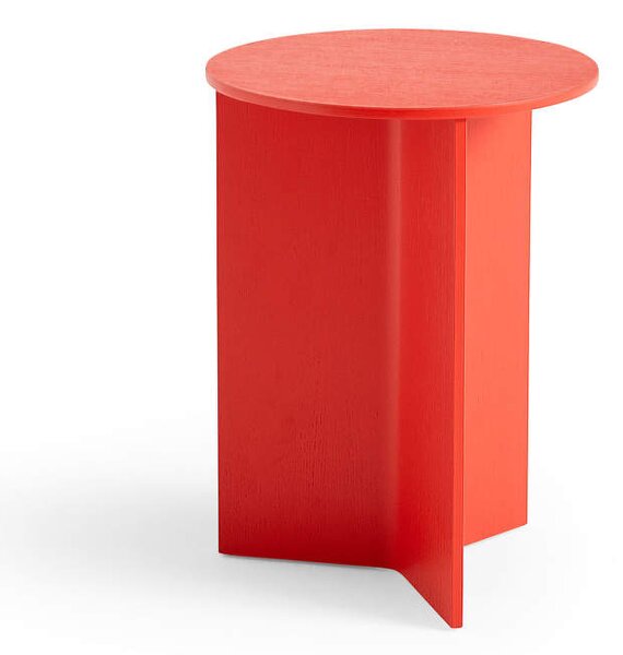 HAY Stolík Slit Wood high, candyred