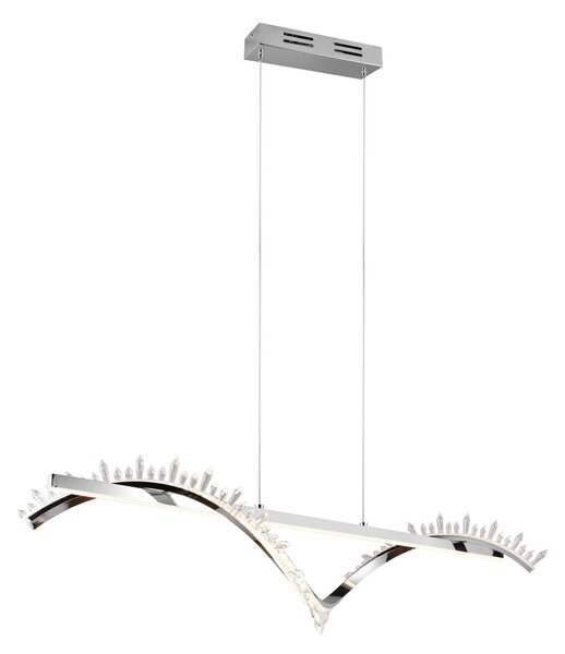 ZÁVESNÉ LED SVIETIDLO, 100/26/150 cm Ambiente - Interiérové svietidlá