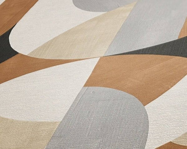A.S. Création | Vliesová tapeta na stenu French Affair 39932-1 | 0,53 x 10,05 m | krémová, béžová, šedá, hnedá, čierna