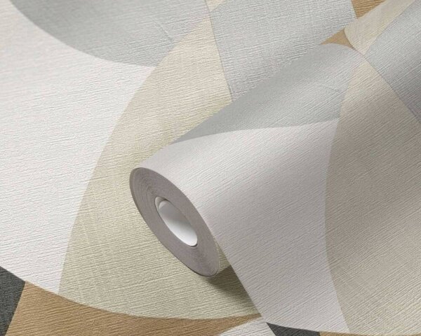 A.S. Création | Vliesová tapeta na stenu French Affair 39932-1 | 0,53 x 10,05 m | krémová, béžová, šedá, hnedá, čierna