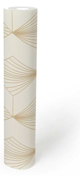 A.S. Création | Vliesová tapeta na stenu French Affair 36710-1V | 0,53 x 10,05 m | krémová, zlatá