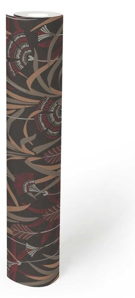 A.S. Création | Vliesová tapeta na stenu French Affair 39936-4 | 0,53 x 10,05 m | čierna, šedá, medená, vínová, biela