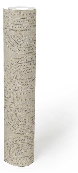 A.S. Création | Vliesová tapeta na stenu French Affair 39937-1 | 0,53 x 10,05 m | šedá, metalická