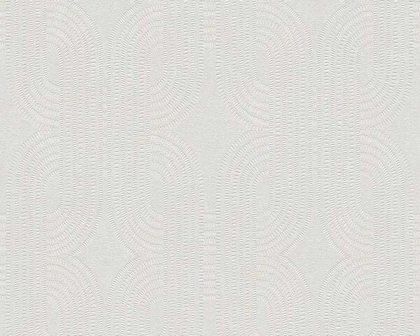 A.S. Création | Vliesová tapeta na stenu French Affair 39937-2 | 0,53 x 10,05 m | šedá, krémová