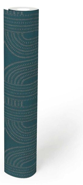 A.S. Création | Vliesová tapeta na stenu French Affair 39937-3 | 0,53 x 10,05 m | vining ivy, metalická