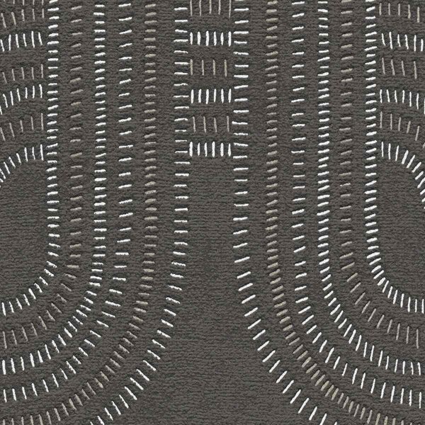 A.S. Création | Vliesová tapeta na stenu French Affair 39937-4 | 0,53 x 10,05 m | čierna, metalická, bronzová
