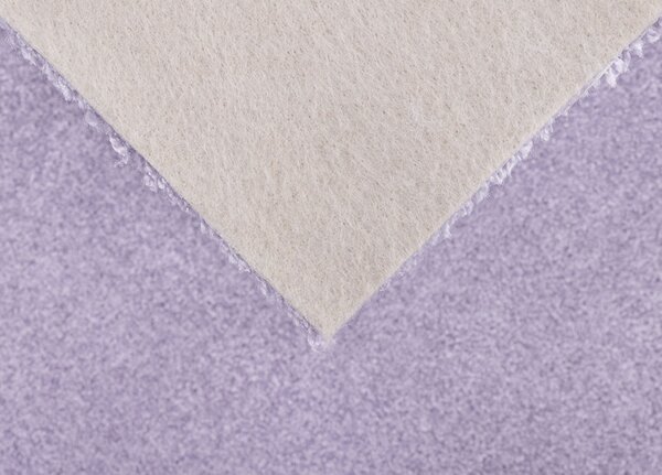 Condor Carpets, Metrážny koberec Carousel 113, na mieru, šíře 4m, fialová, filc, detská izba