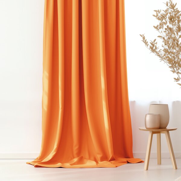 Goldea dekoračný záves rongo - oranžový 180x145 cm