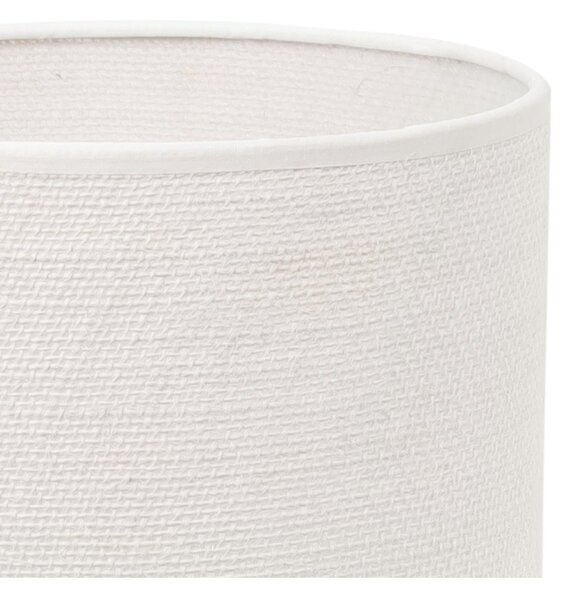 Závesné svietidlo Juta, 1x biele jutové tienidlo, (fi 20cm), w