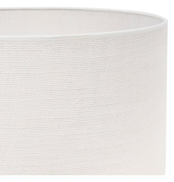 Závesné svietidlo Juta, 1x biele jutové tienidlo, (fi 35cm), w