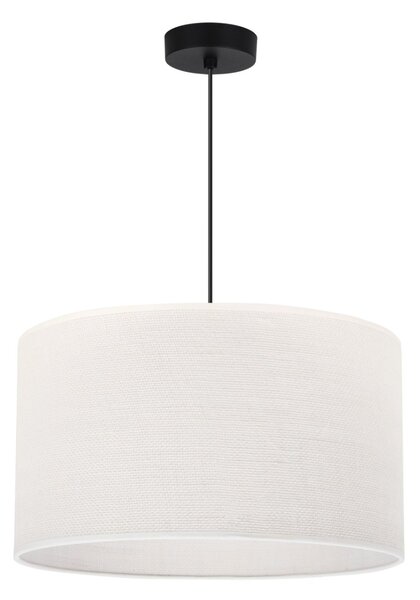 Závesné svietidlo Juta, 1x biele jutové tienidlo, (fi 40cm), b