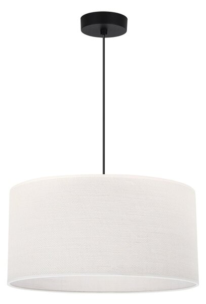 Závesné svietidlo Juta, 1x biele jutové tienidlo, (fi 35cm), b
